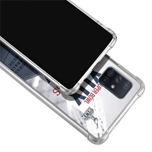 NFL New England Patriots Super Bowl Champs Galaxy A51 5G Clear Case