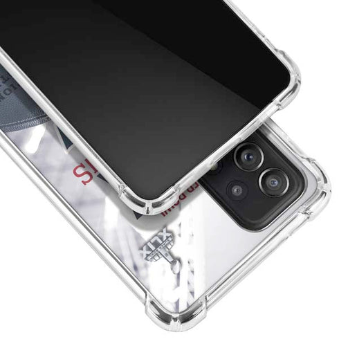 NFL New England Patriots Super Bowl Champs Galaxy A52 5G Clear Case