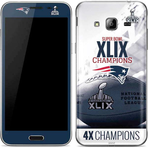NFL New England Patriots Super Bowl Champs Galaxy J3 Skin