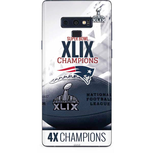 NFL New England Patriots Super Bowl Champs Galaxy Note 9 Skin