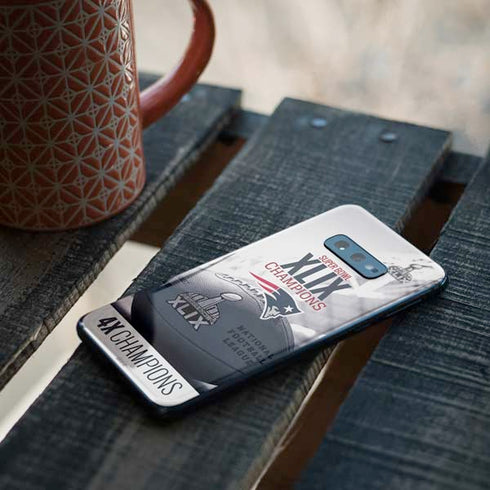 NFL New England Patriots Super Bowl Champs Galaxy S10e Skin
