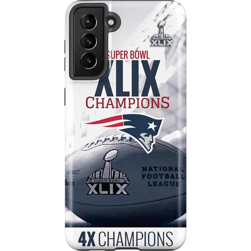 NFL New England Patriots Super Bowl Champs Galaxy S21 FE Pro Case