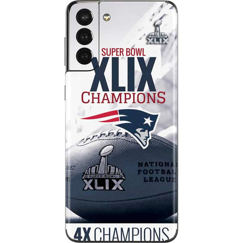 NFL New England Patriots Super Bowl Champs Galaxy S21 Plus 5G Skin