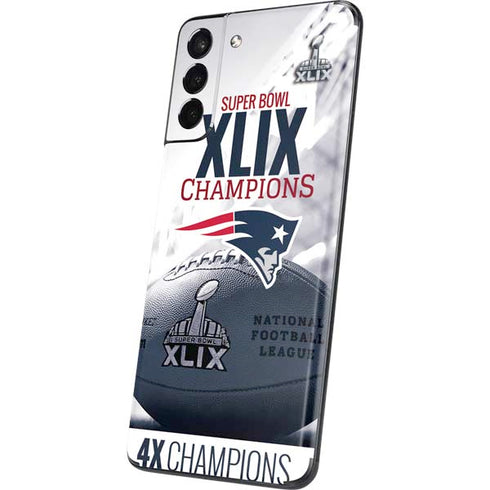 NFL New England Patriots Super Bowl Champs Galaxy S21 Plus 5G Skin