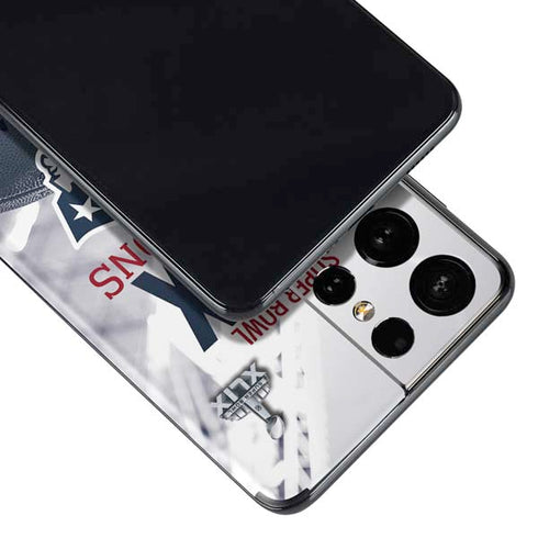 NFL New England Patriots Super Bowl Champs Galaxy S21 Ultra 5G Skin