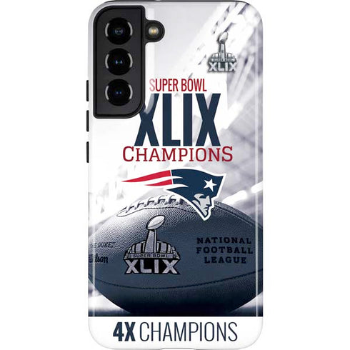 NFL New England Patriots Super Bowl Champs Galaxy S22 Plus Pro Case