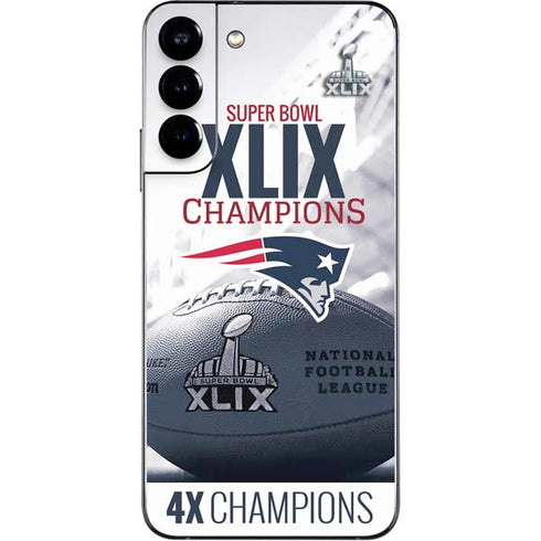 NFL New England Patriots Super Bowl Champs Galaxy S22 Plus Skin