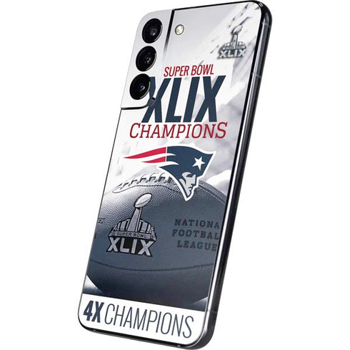 NFL New England Patriots Super Bowl Champs Galaxy S22 Plus Skin