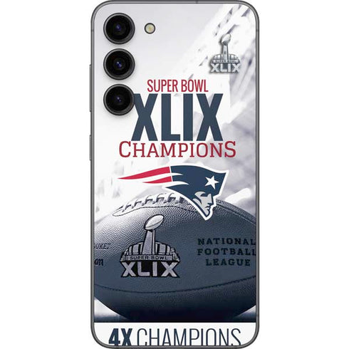 NFL New England Patriots Super Bowl Champs Galaxy S23 Plus Skin