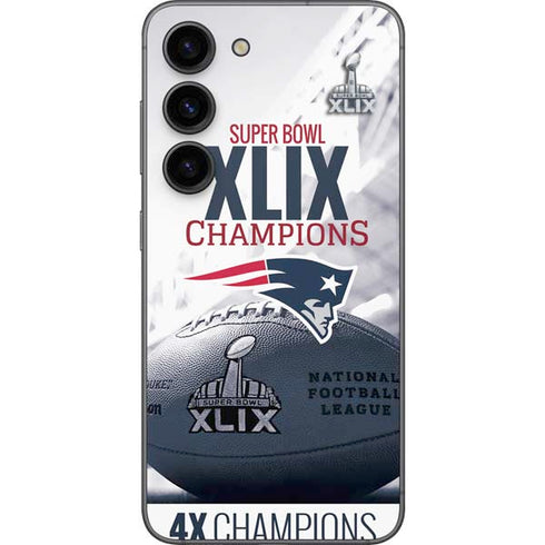 NFL New England Patriots Super Bowl Champs Galaxy S23 Skin