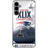 NFL New England Patriots Super Bowl Champs Galaxy S24 Plus Clear Case