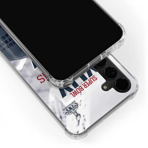 NFL New England Patriots Super Bowl Champs Galaxy S24 Plus Clear Case