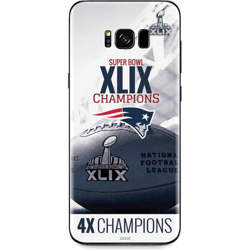 NFL New England Patriots Super Bowl Champs Galaxy S8 Plus Skin
