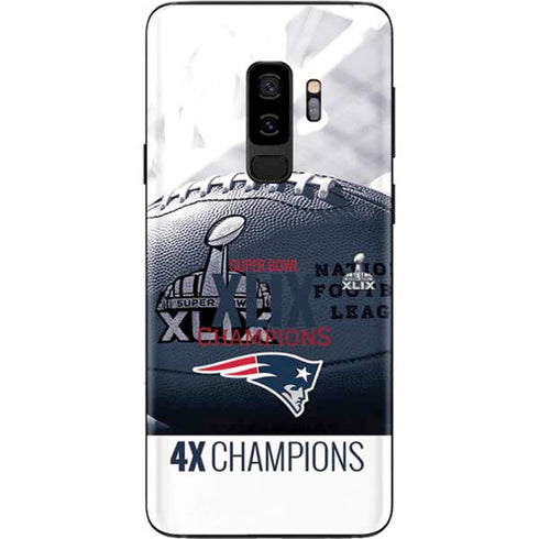 NFL New England Patriots Super Bowl Champs Galaxy S9 Plus Skin