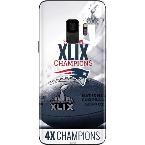 NFL New England Patriots Super Bowl Champs Galaxy S9 Skin
