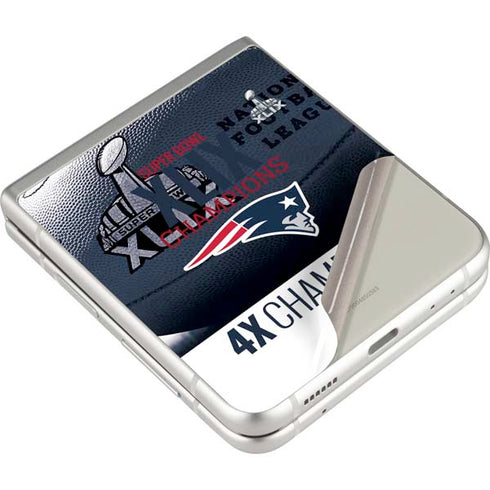 NFL New England Patriots Super Bowl Champs Galaxy Z Flip3 5G Skin