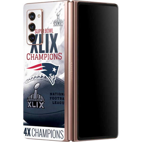 NFL New England Patriots Super Bowl Champs Galaxy Z Fold2 5G Skin