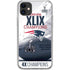 NFL New England Patriots Super Bowl Champs iPhone 11 Clear Case