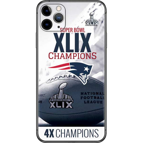 NFL New England Patriots Super Bowl Champs iPhone 11 Pro Max Skin