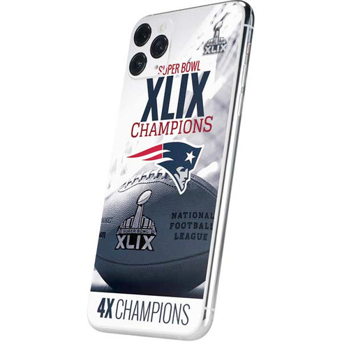 NFL New England Patriots Super Bowl Champs iPhone 11 Pro Max Skin