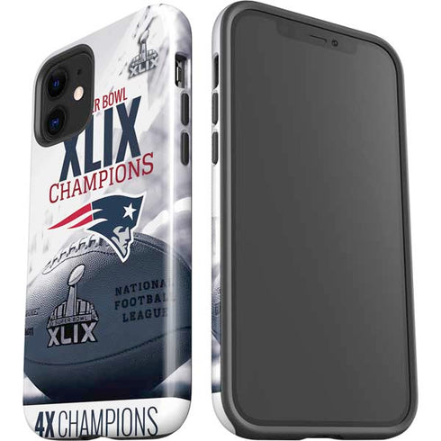NFL New England Patriots Super Bowl Champs iPhone 12 Impact Case