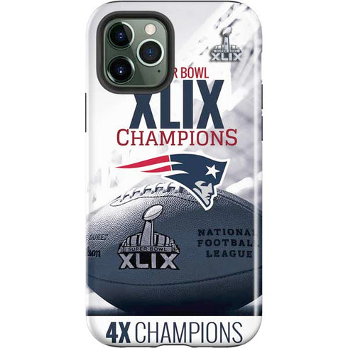 NFL New England Patriots Super Bowl Champs iPhone 12 Pro Max Impact Case
