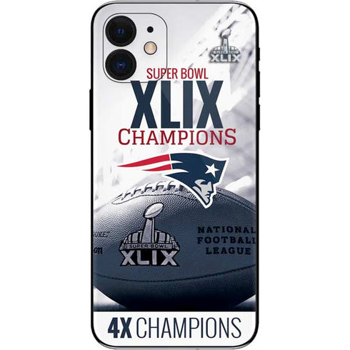 NFL New England Patriots Super Bowl Champs iPhone 12 Skin