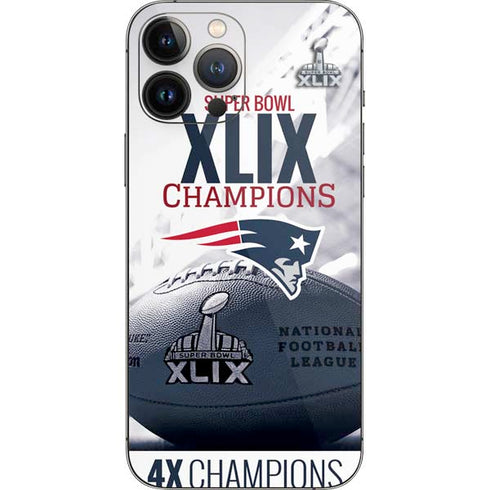 NFL New England Patriots Super Bowl Champs iPhone 13 Pro Max Skin