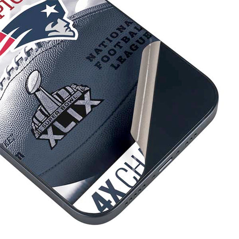 NFL New England Patriots Super Bowl Champs iPhone 15 Plus Skin