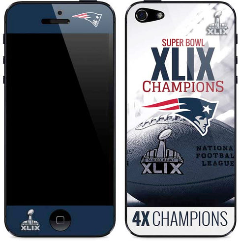 NFL New England Patriots Super Bowl Champs iPhone 5/5s/5SE Skin