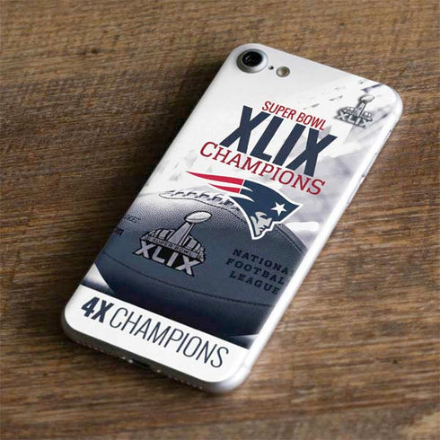 NFL New England Patriots Super Bowl Champs iPhone 7 Skin