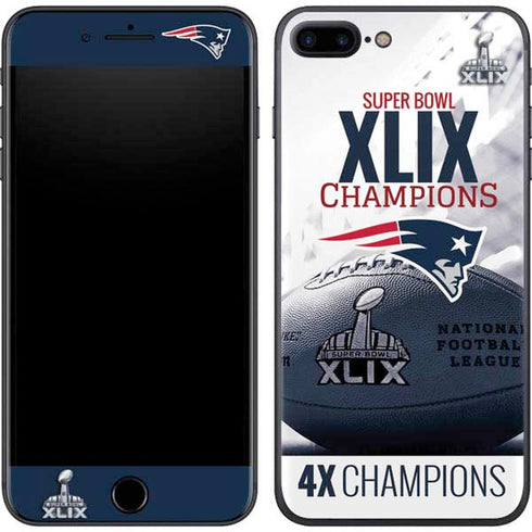 NFL New England Patriots Super Bowl Champs iPhone 8 Plus Skin