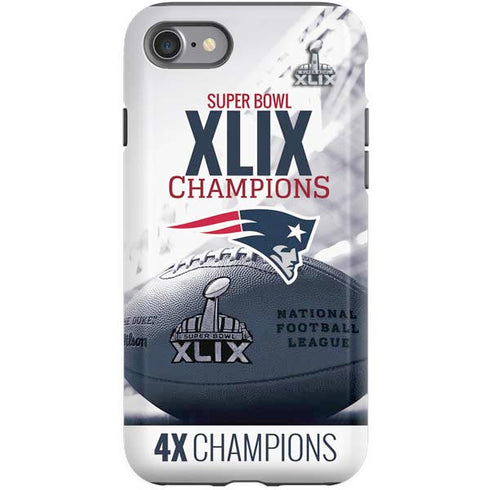NFL New England Patriots Super Bowl Champs iPhone SE (2nd & 3rd Gen) Pro Case