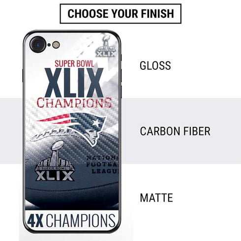 NFL New England Patriots Super Bowl Champs iPhone SE (2nd & 3rd Gen) Skin