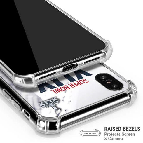 NFL New England Patriots Super Bowl Champs iPhone X/XS Clear Case