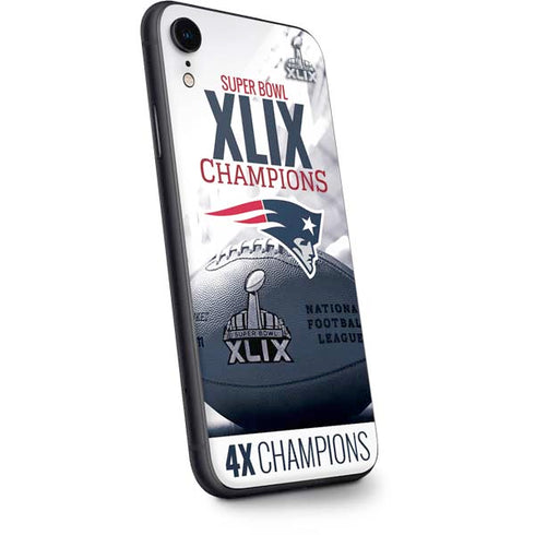 NFL New England Patriots Super Bowl Champs iPhone XR Skin