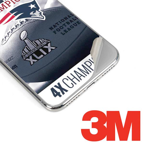 NFL New England Patriots Super Bowl Champs iPhone XS Max Skin