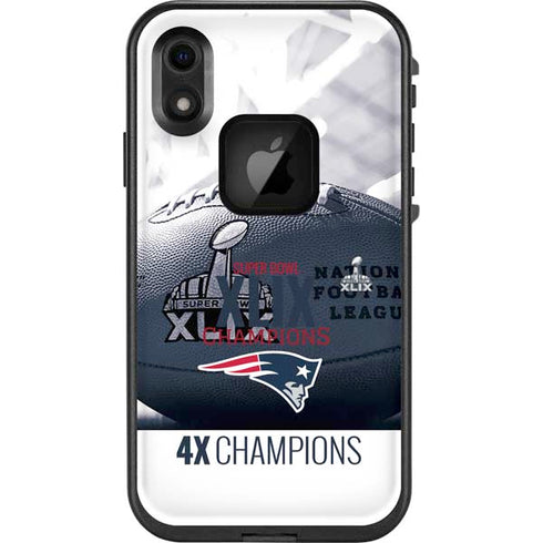 NFL New England Patriots Super Bowl Champs LifeProof Fre iPhone Skin