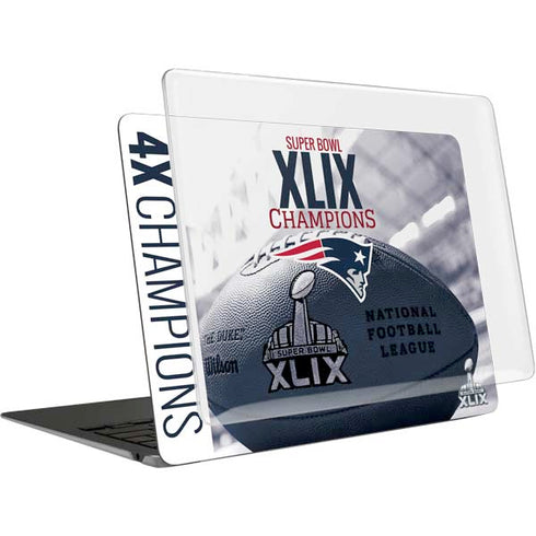 NFL New England Patriots Super Bowl Champs MacBook Air 13in (2020) Case plus Skin