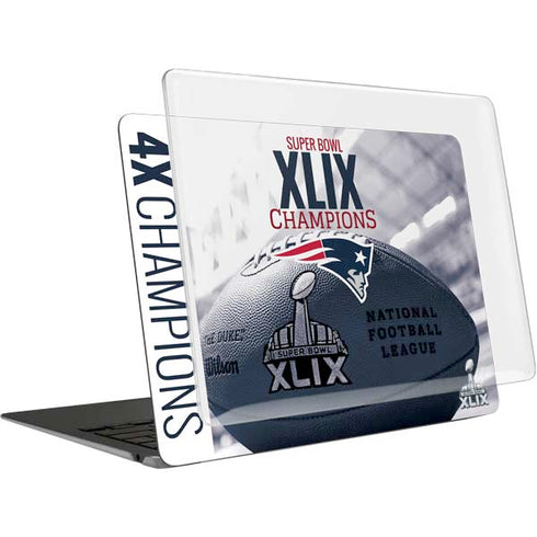 NFL New England Patriots Super Bowl Champs MacBook Air 13in M1 (2021) Case plus Skin