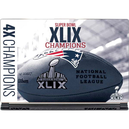 NFL New England Patriots Super Bowl Champs MSI GS65 Stealth Laptop Skin