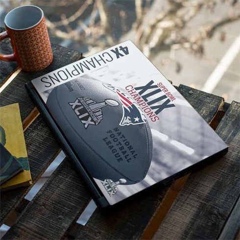 NFL New England Patriots Super Bowl Champs MSI GS65 Stealth Laptop Skin