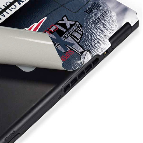 NFL New England Patriots Super Bowl Champs Nintendo Switch Bundle Skin