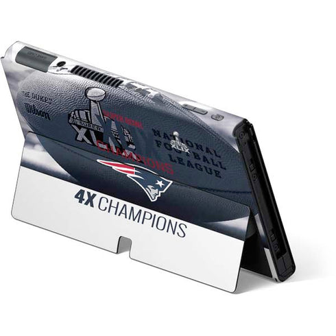 NFL New England Patriots Super Bowl Champs Nintendo Switch OLED (2021) Skin