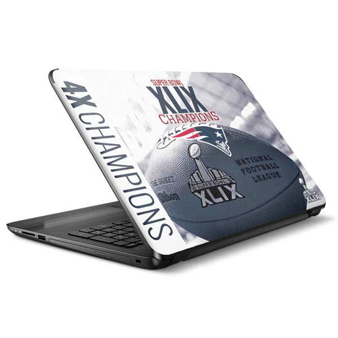NFL New England Patriots Super Bowl Champs HP Notebook Skin