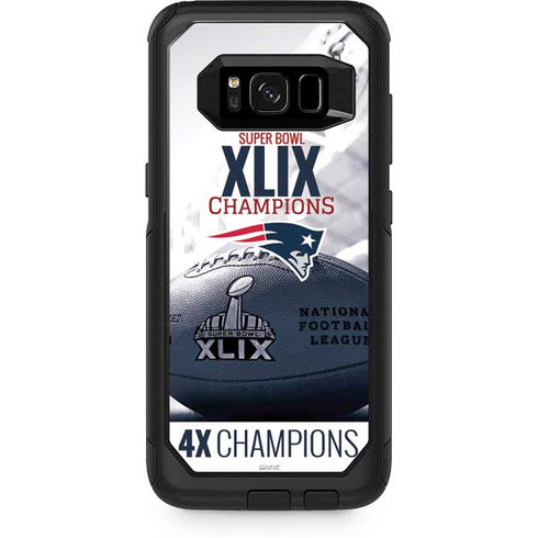 NFL New England Patriots Super Bowl Champs Otterbox Commuter Galaxy Skin