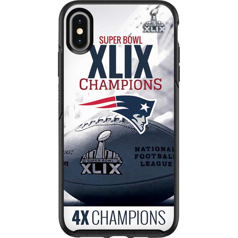NFL New England Patriots Super Bowl Champs Otterbox Symmetry iPhone Skin