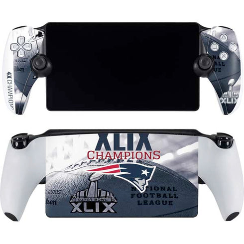 NFL New England Patriots Super Bowl Champs PlayStation Portal Remote Player Skin