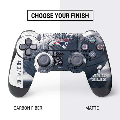 NFL New England Patriots Super Bowl Champs PS4 Controller Skin