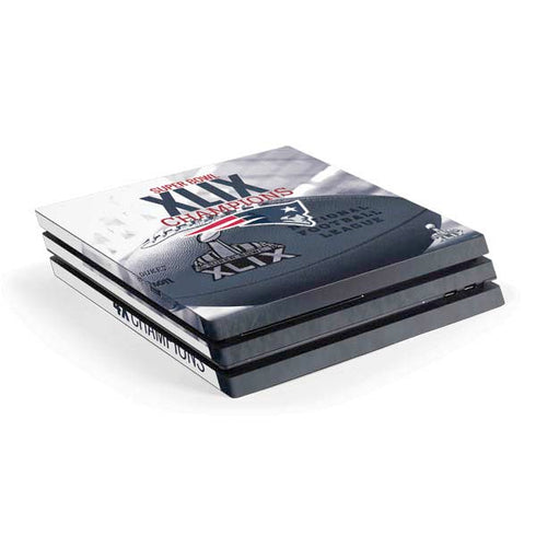 NFL New England Patriots Super Bowl Champs PS4 Pro Console Skin